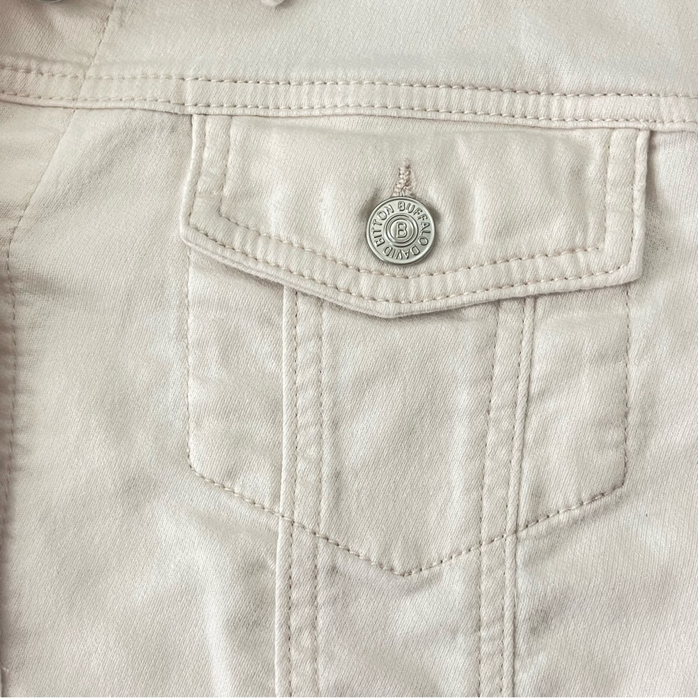 Buffalo David Bitton Pale Pink Light Weight Stretch Trucker Style Jacket XXL - Picture 6 of 12